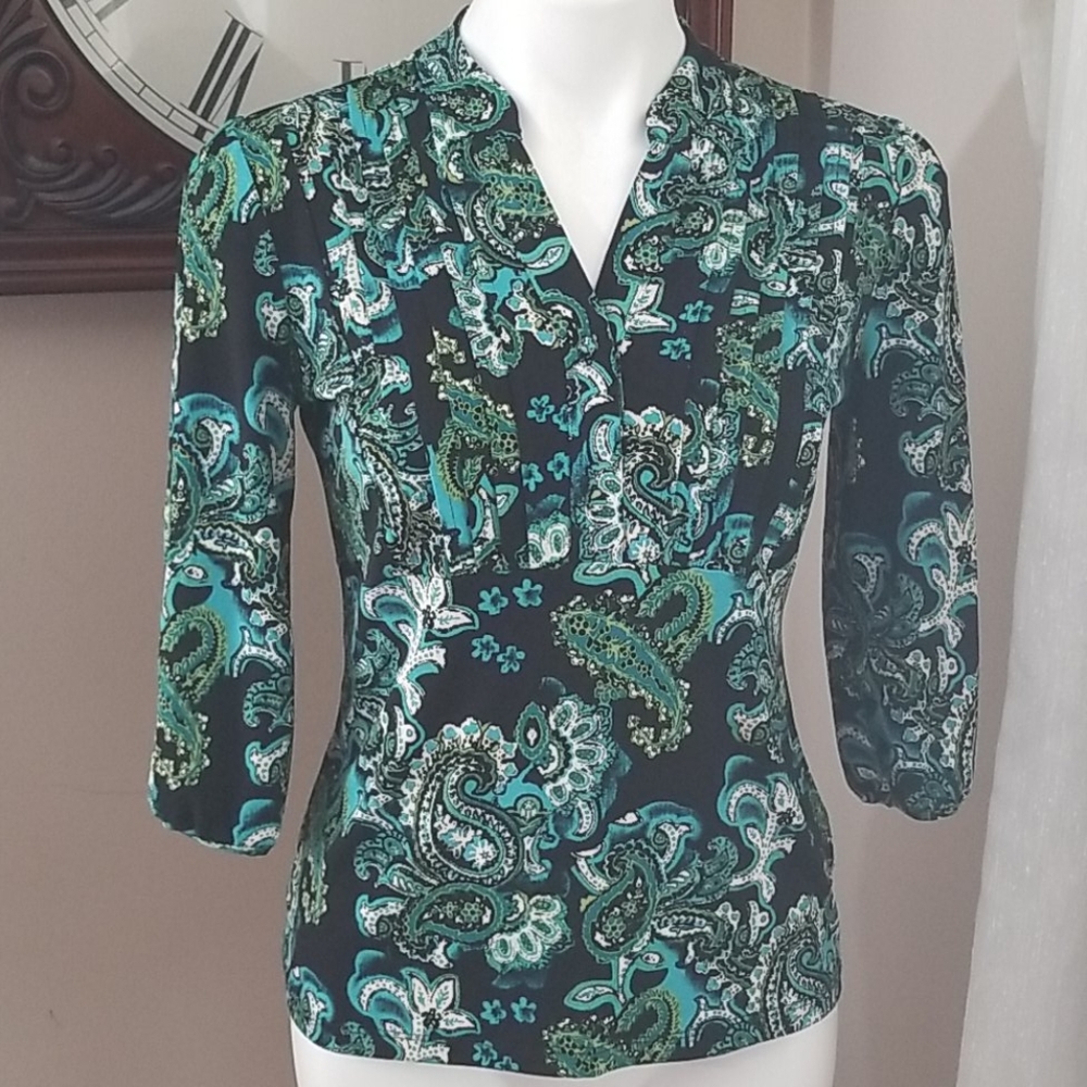 Style & Company Paisly Blouse in PS